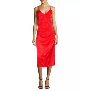 Helmut Lang Ruched Slip Dress Size 2 MSRP: $620